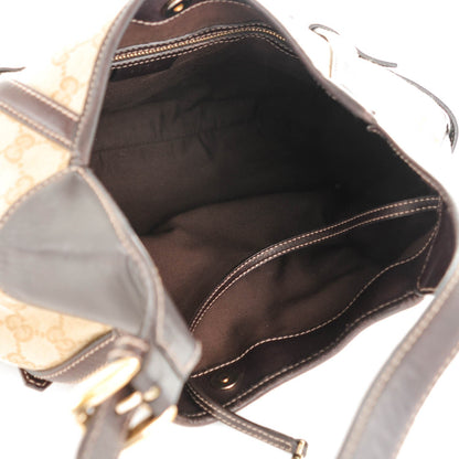 Gucci Monogram Large Horsebit 85th Anniversary Hobo Dark Brown 5 of 9