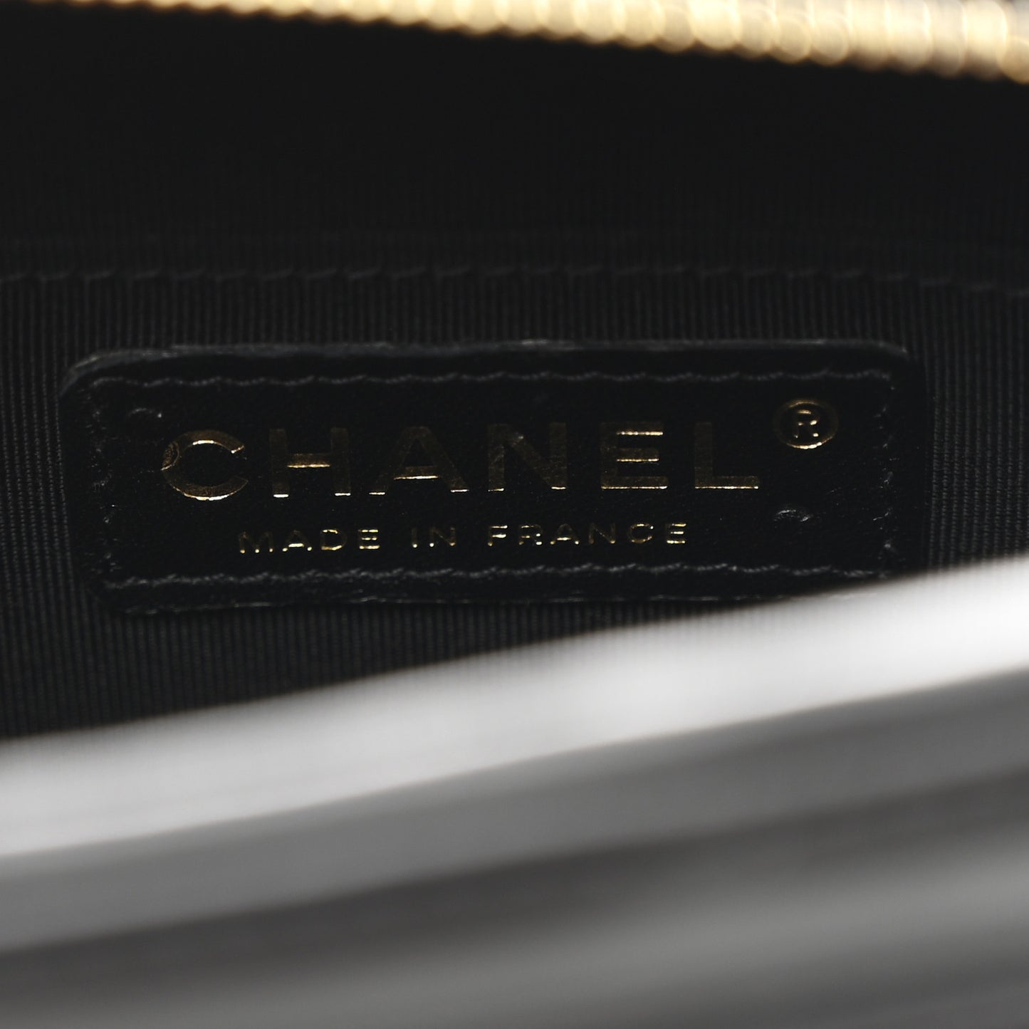 Calfskin CC Clock Camera Case Black