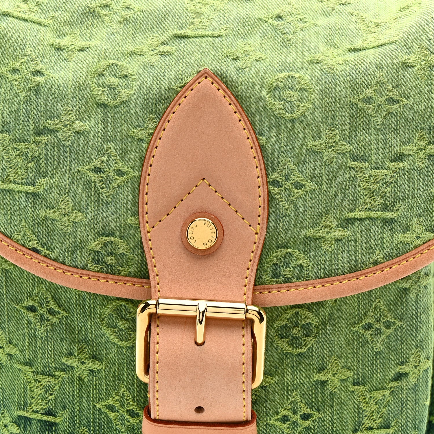 Louis Vuitton Denim Sunburst PM Messenger Vert 8 of 14