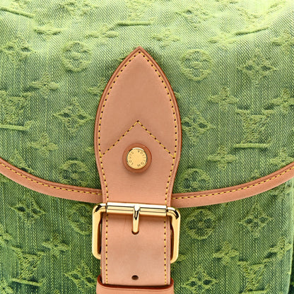 Louis Vuitton Denim Sunburst PM Messenger Vert 8 of 14
