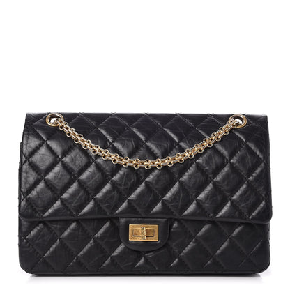 Chanel Aged Calfskin Quilted 2.55 Reissue 226 Flap Black 1 of 9