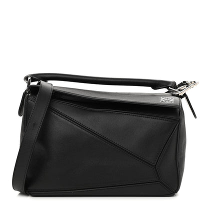 Loewe Calfskin Small Puzzle Bag Black 1 of 10