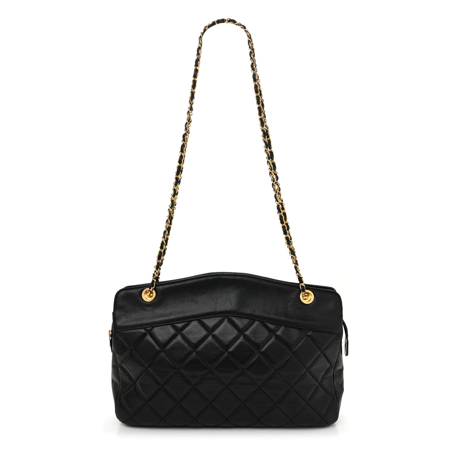 Chanel Lambskin Quilted Shoulder Bag Black 1 of 15