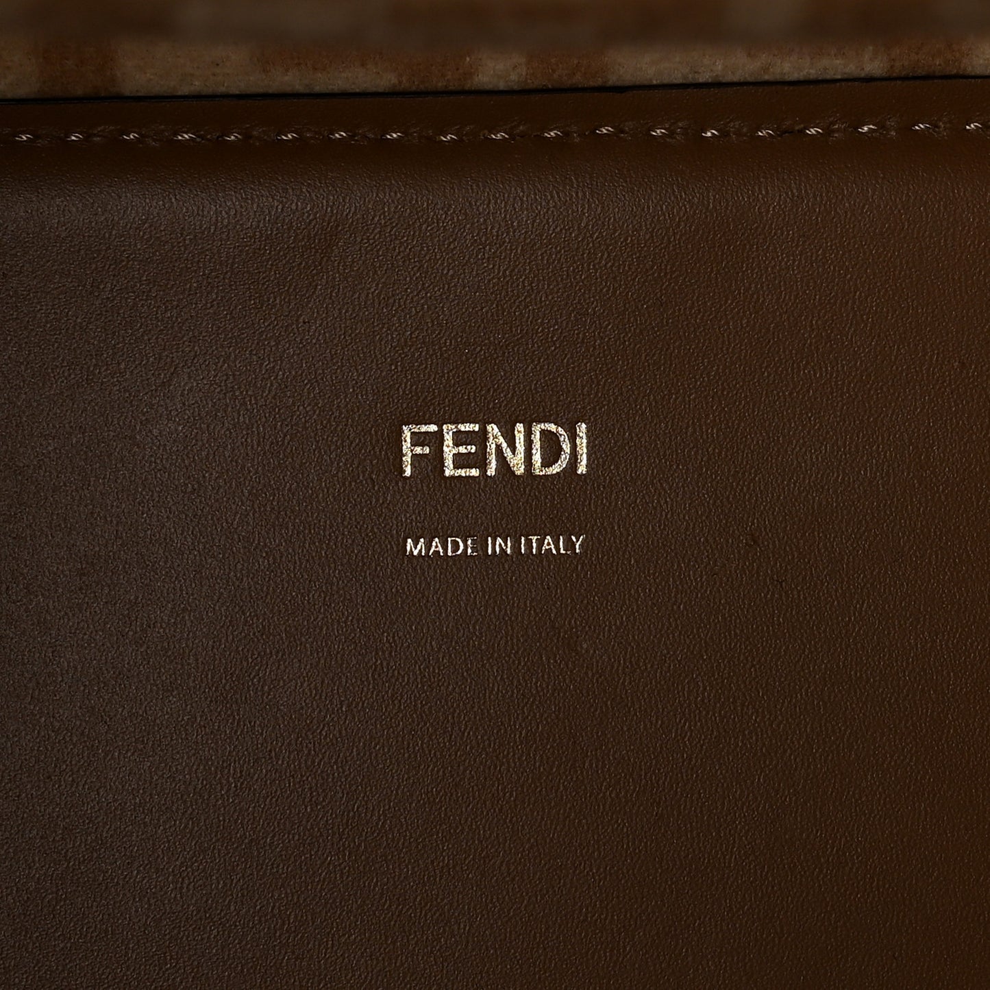 Flannel Vitello King Wool Plexiglass FF Logo Embroidered Medium Fendi Sunshine Shopper Tote Brown