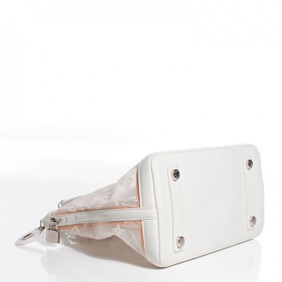 Monogram Transparence Lockit White
