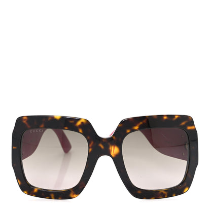 Gucci Square Frame GG0102S Sunglasses Glitter Pink Multi 2 of 8