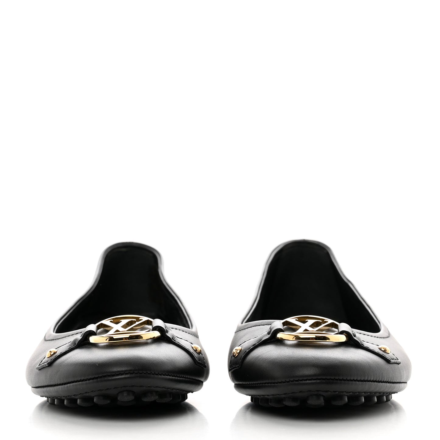 Calf Oxford Ballerina Flats 36 Black