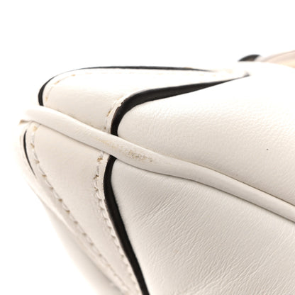 Gucci Nappa Vertical Matelasse Small Maxi Horsebit Chain Shoulder Bag Great White 14 of 15
