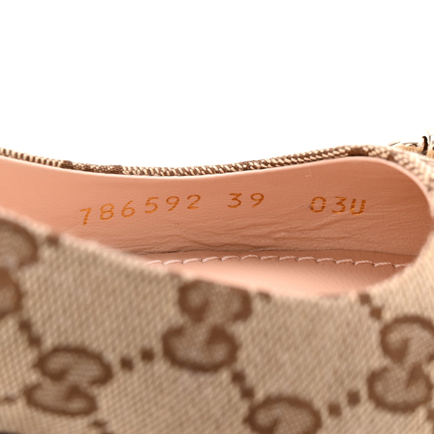 Monogram Horsebit Womens Slingback Ballet Flat 39 Beige Ebony Cocoa