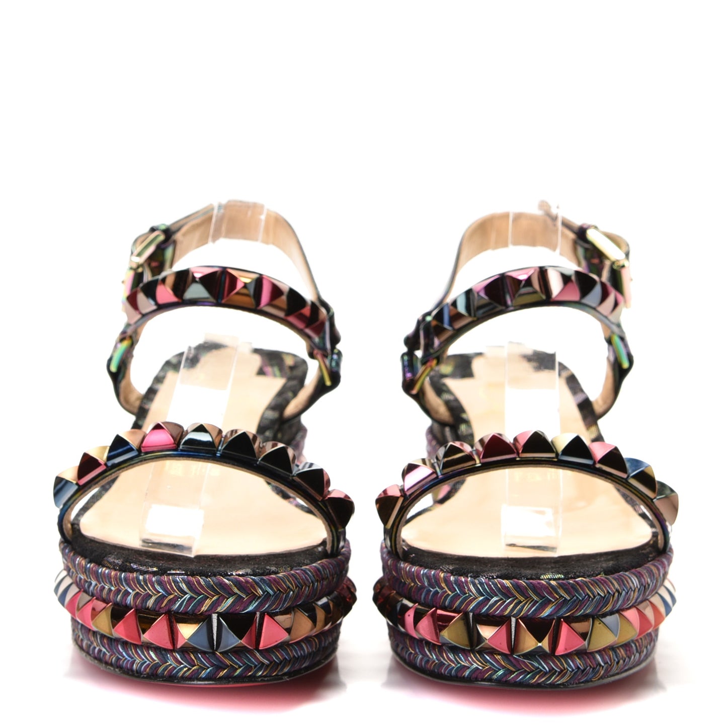 Patent Stellar Suede Cataclou 60 Platform Sandals 36 Multicolor
