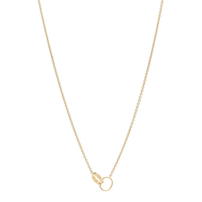Cartier 18K Yellow Gold Interlocking LOVE Necklace 1 of 5