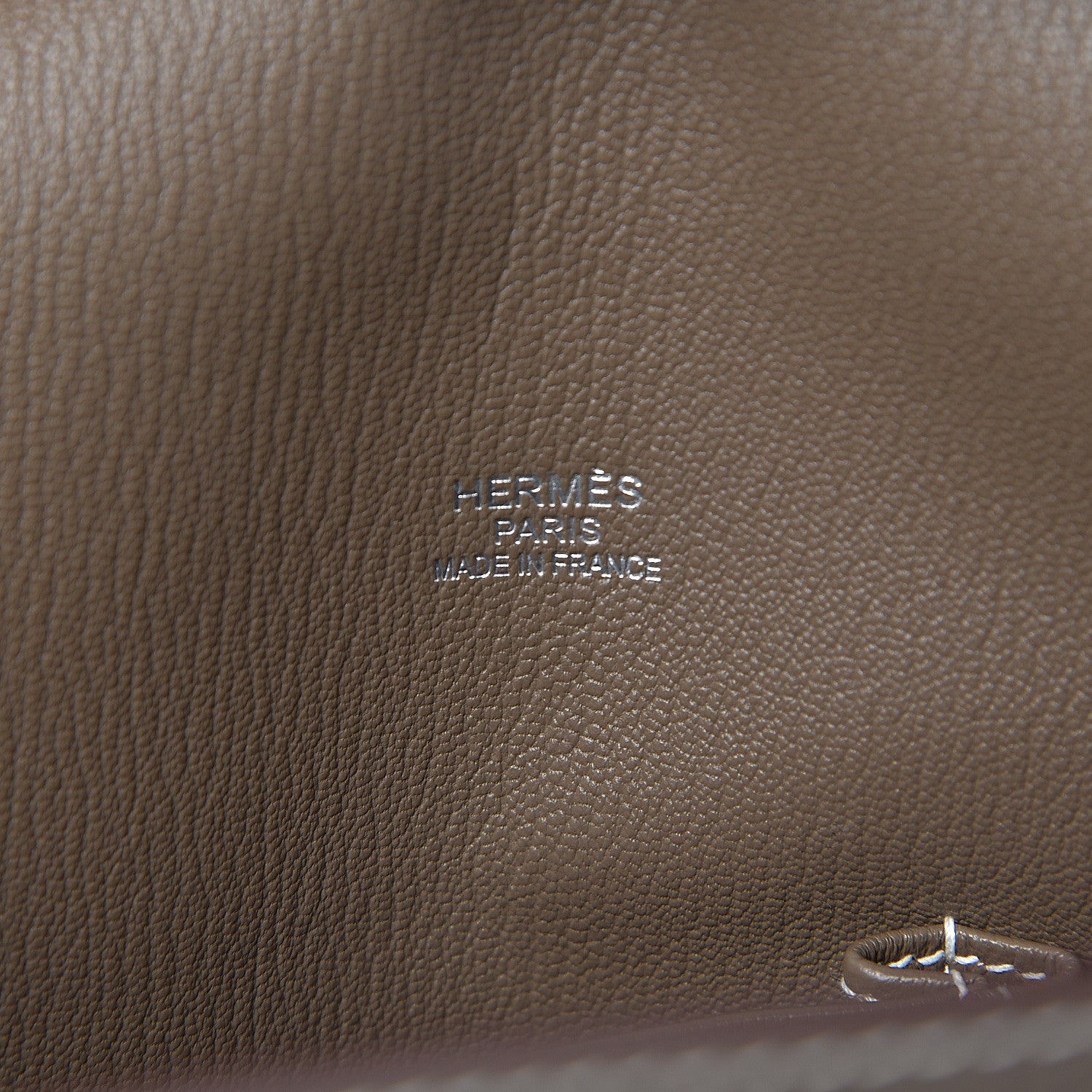 Hermes Taurillon Clemence Jypsiere 31 Etoupe 6 of 10