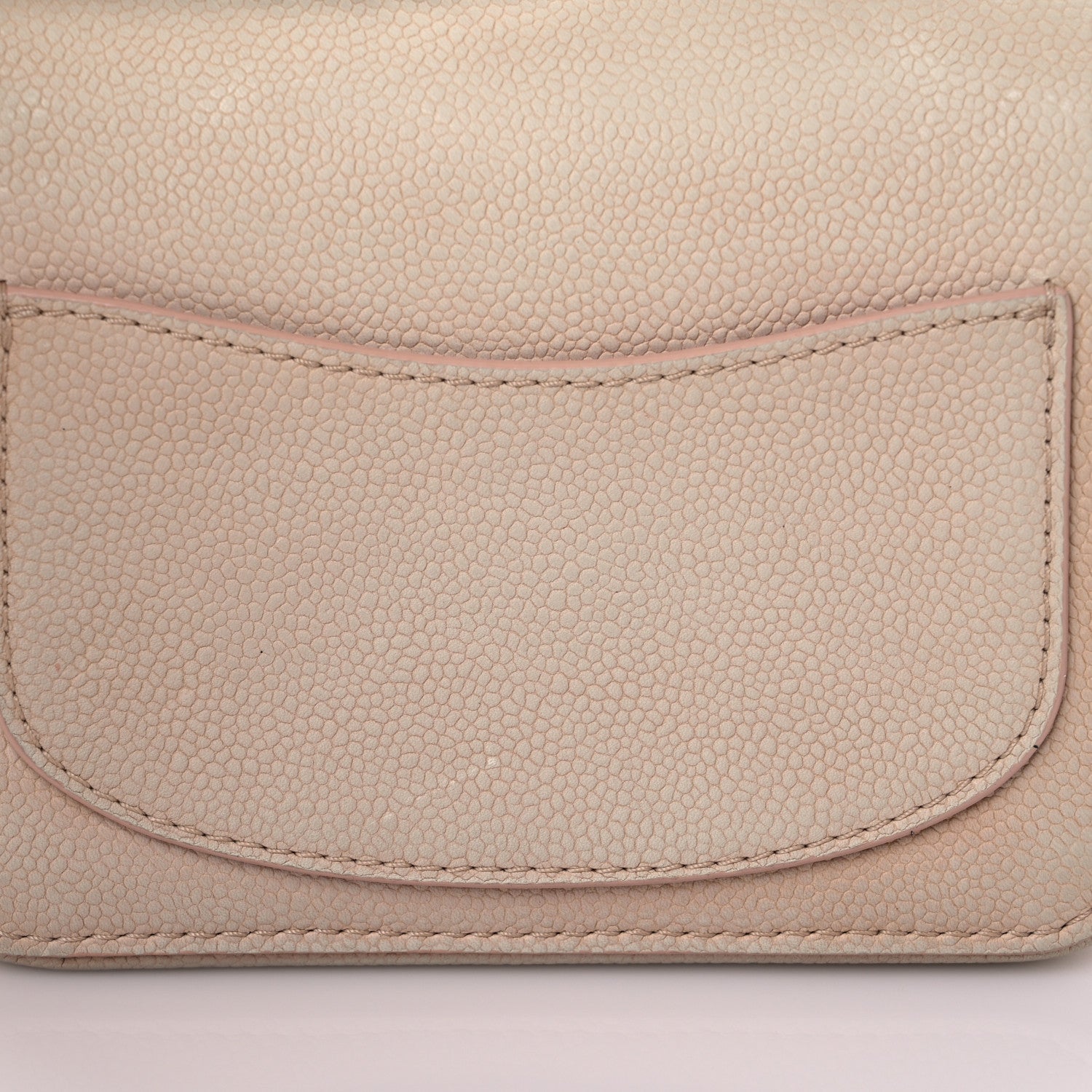 Chanel Grained Calfskin Mini Square Classic Pure Flap Nude 27 of 29