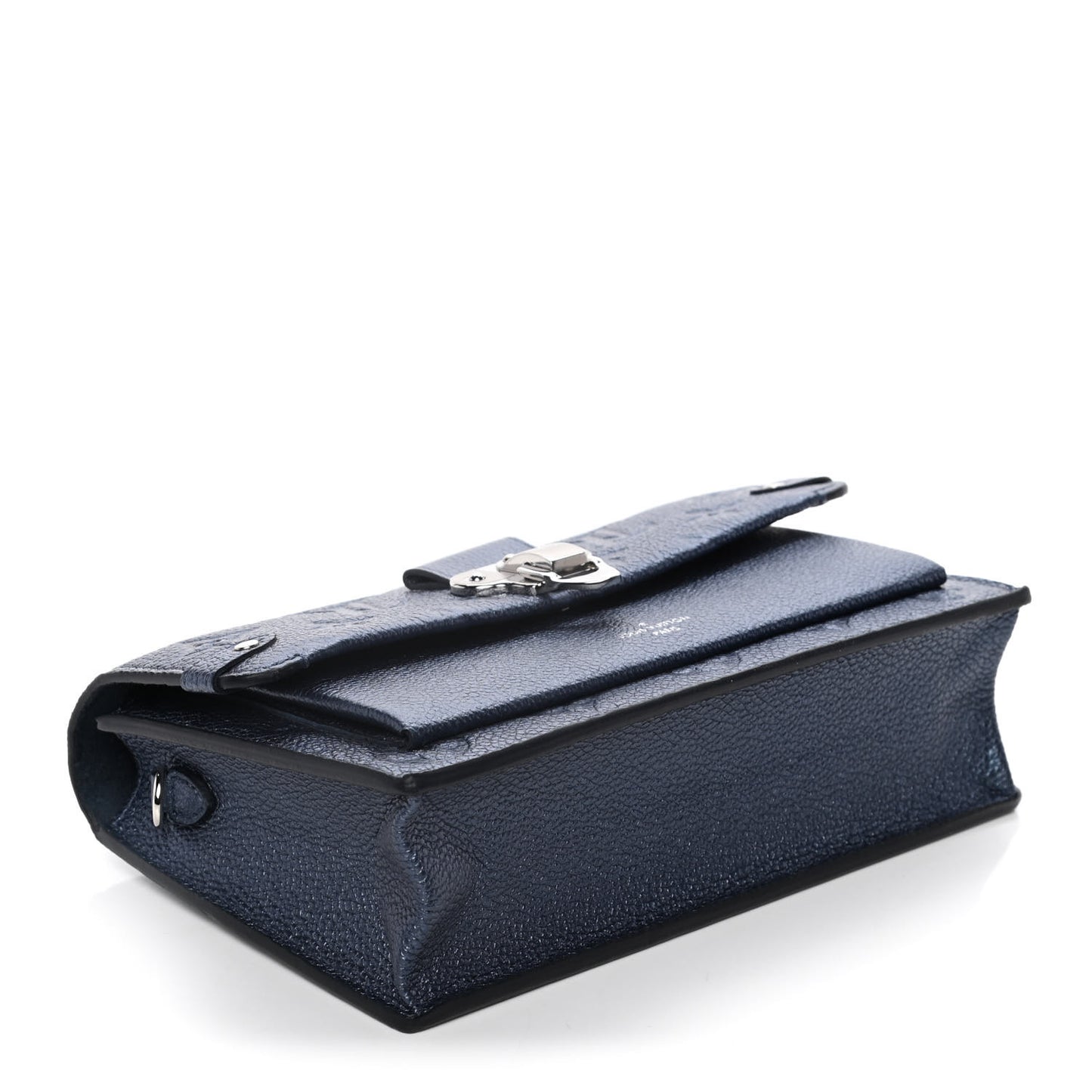Metalli Empreinte Monogram Vavin Chain Wallet Navy Nacre
