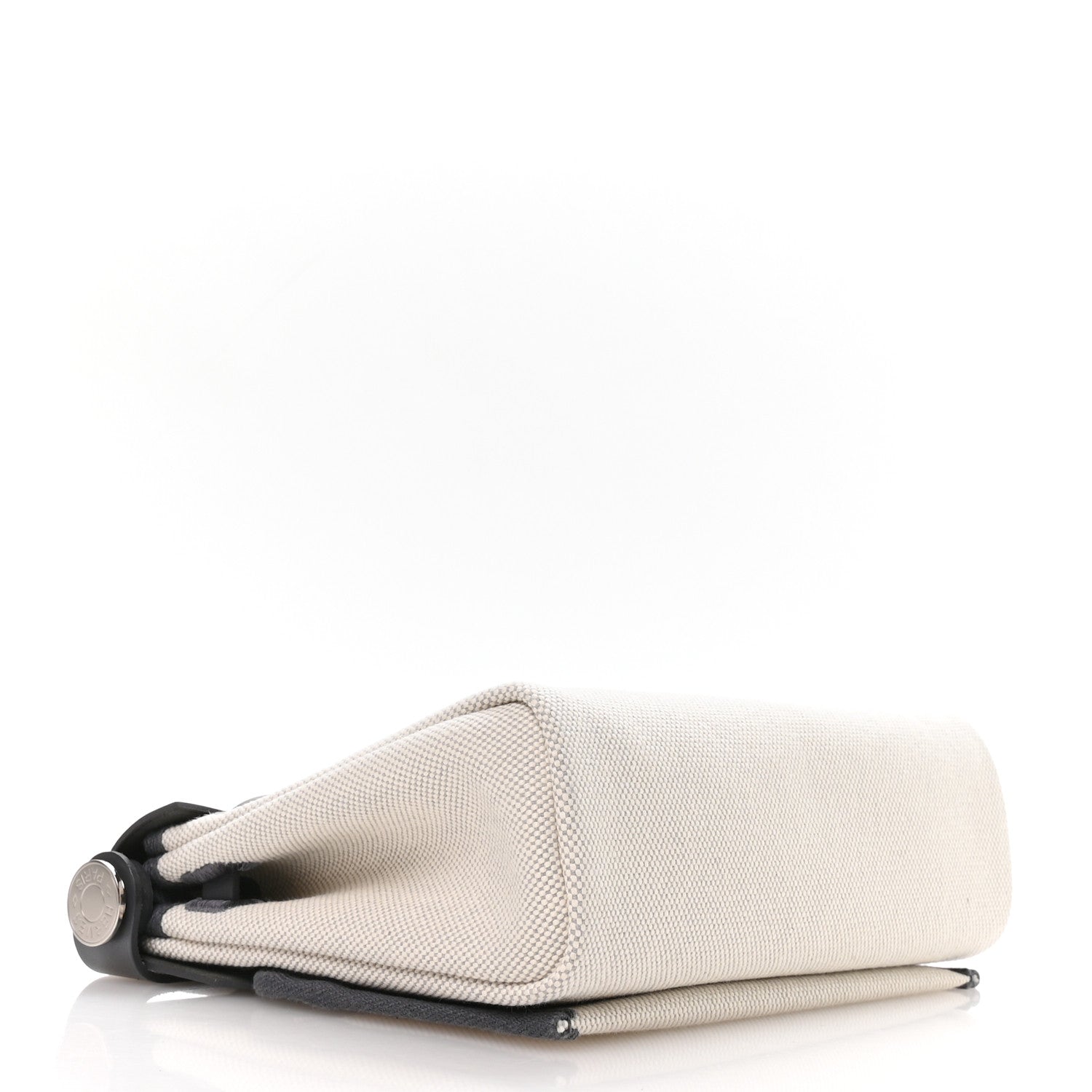 Hermes Military Toile Vache Hunter Herbag Zip Retourne 20 Ecru Bleu Glacier Ardoise 4 of 10