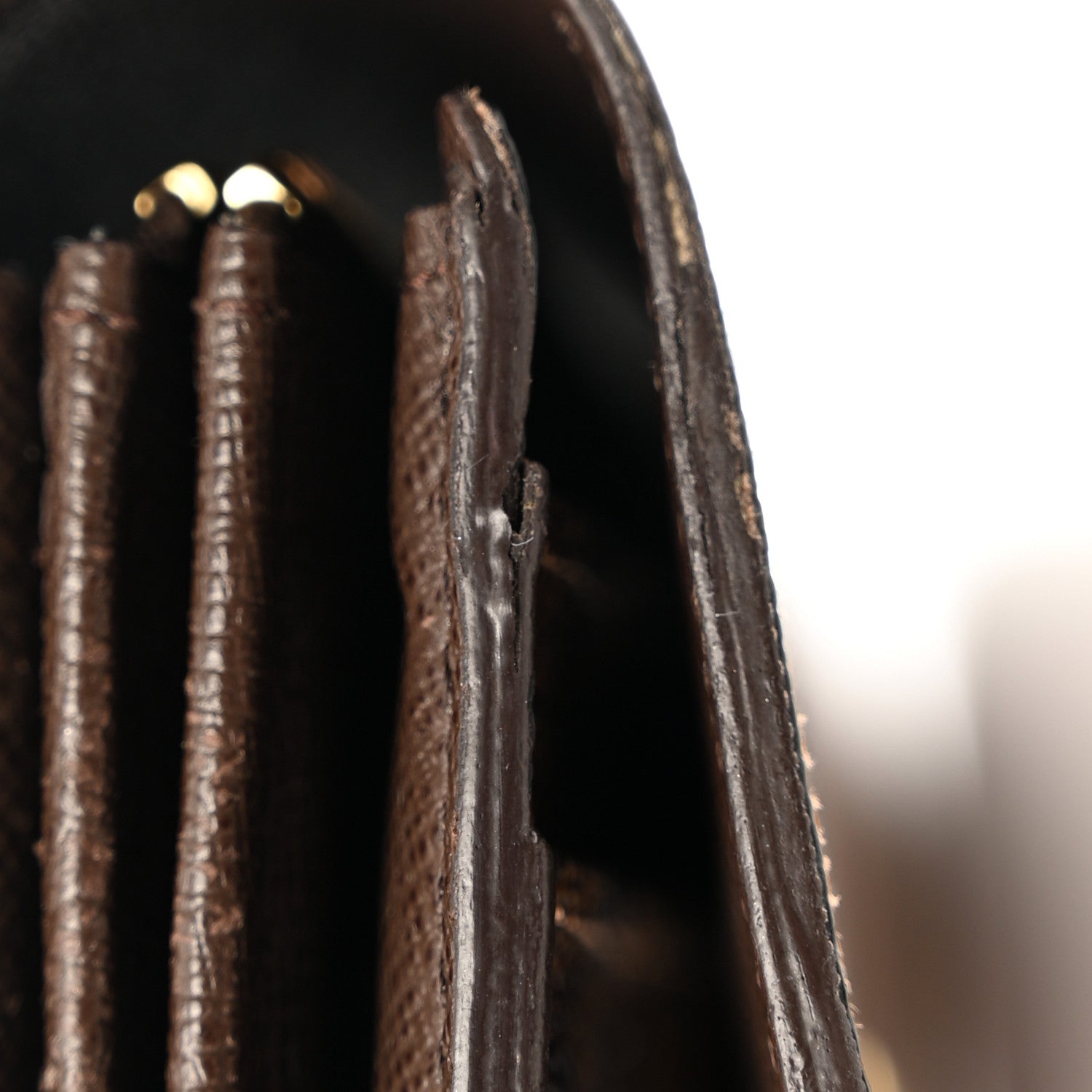 Louis Vuitton Damier Ebene Sarah Wallet 6 of 20