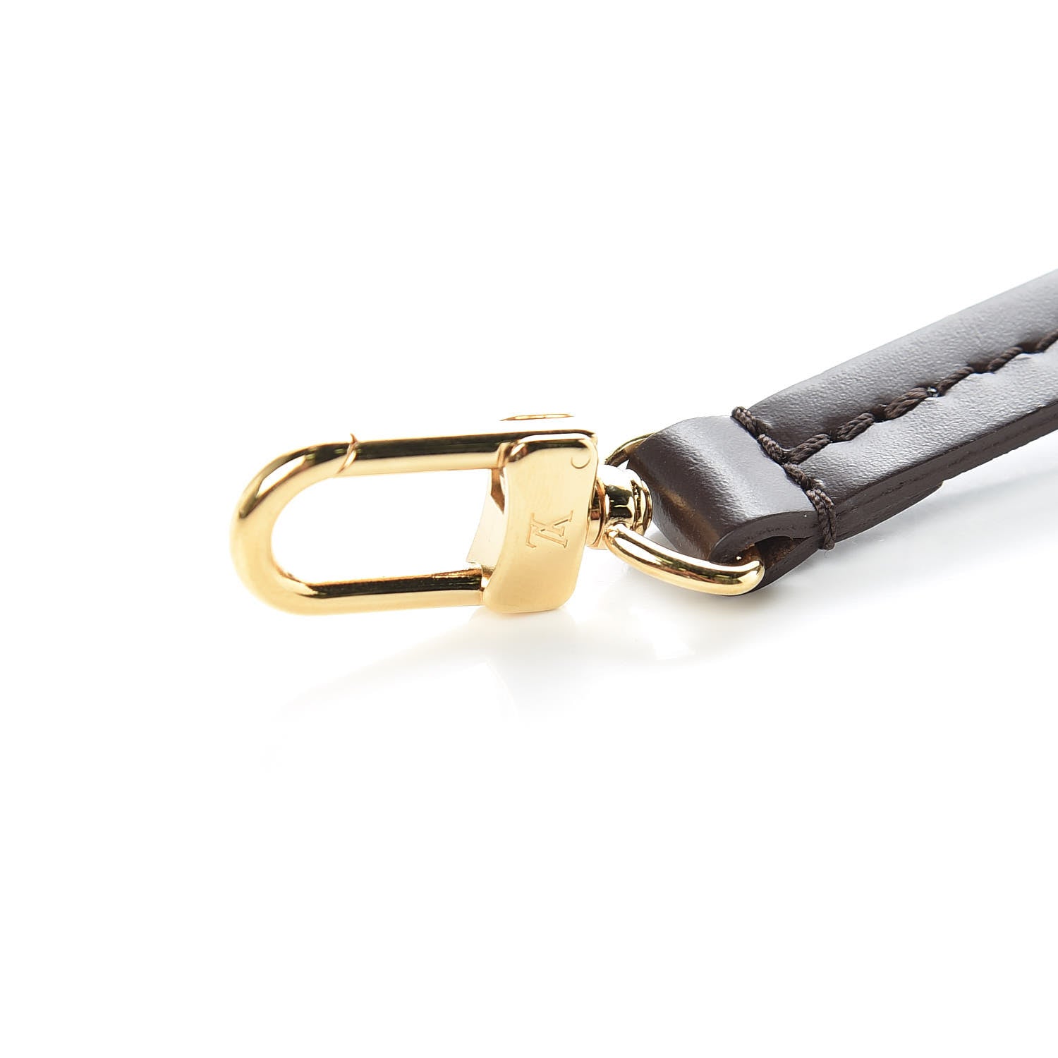 Louis Vuitton Calfskin Pochette Accessories Strap Brown 4 of 4