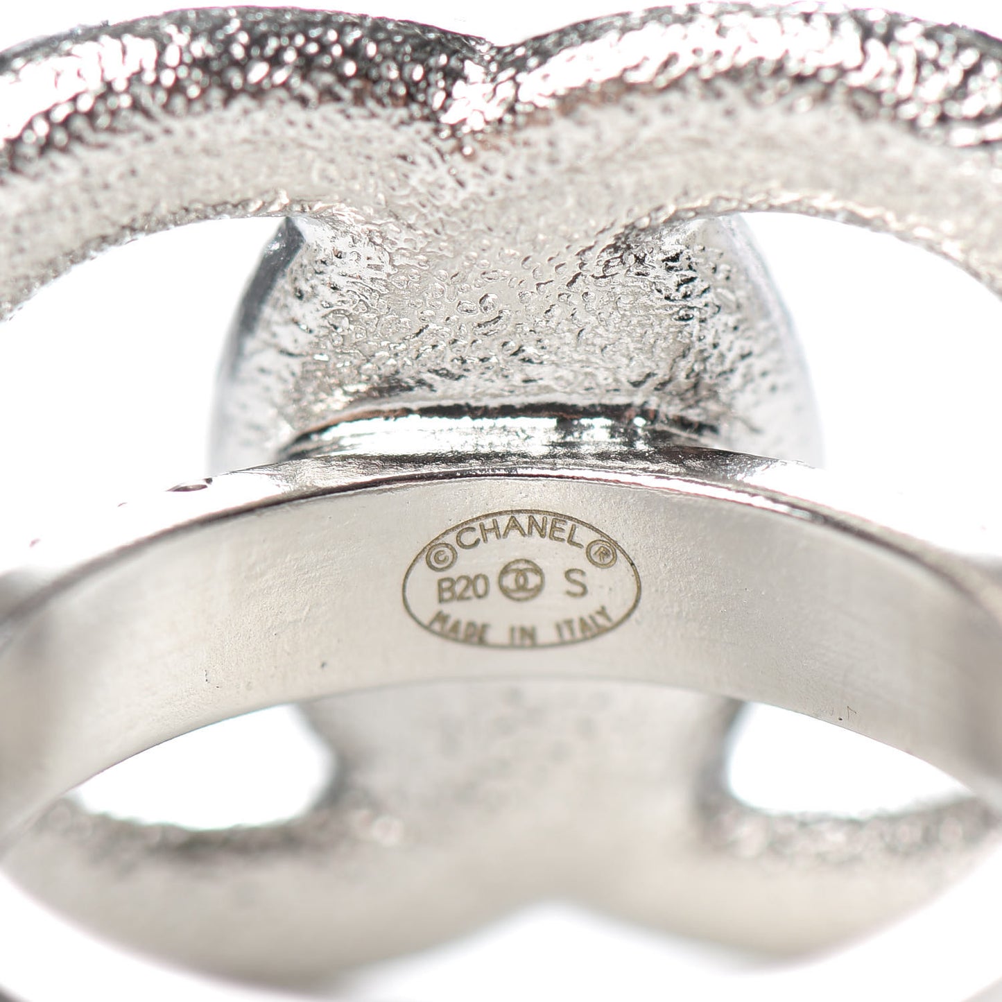 Crystal Palais Garnier CC Ring 52 6 Silver