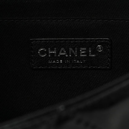 Chanel Vinyl Quilted In The Business Flap Bag Black 7 of 15