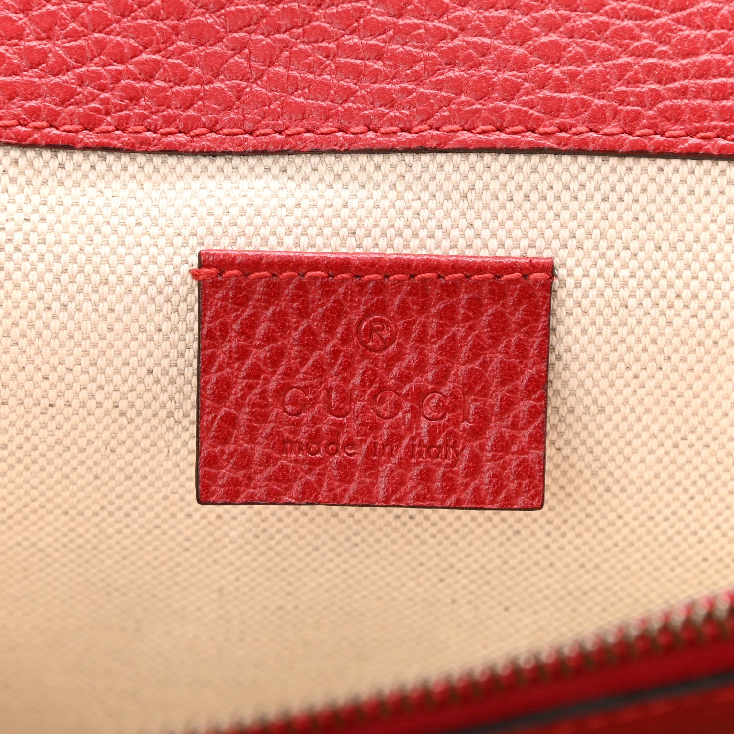 Gucci Dollar Calfskin Swarovski Crystal Small Dionysus Shoulder Bag Hibiscus Red 6 of 9