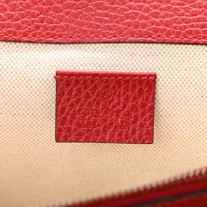 Gucci Dollar Calfskin Swarovski Crystal Small Dionysus Shoulder Bag Hibiscus Red 6 of 9