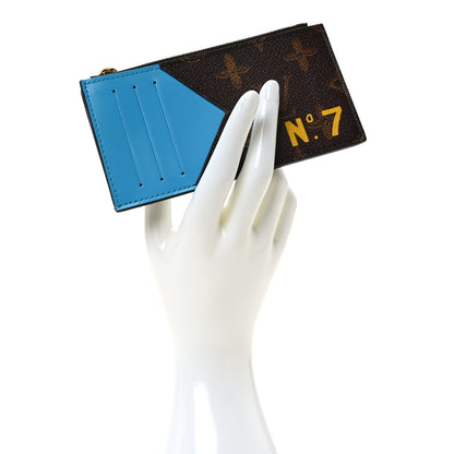 Louis Vuitton Monogram Vintage Calfskin Trunk L'œil Coin Card Holder 2 of 6