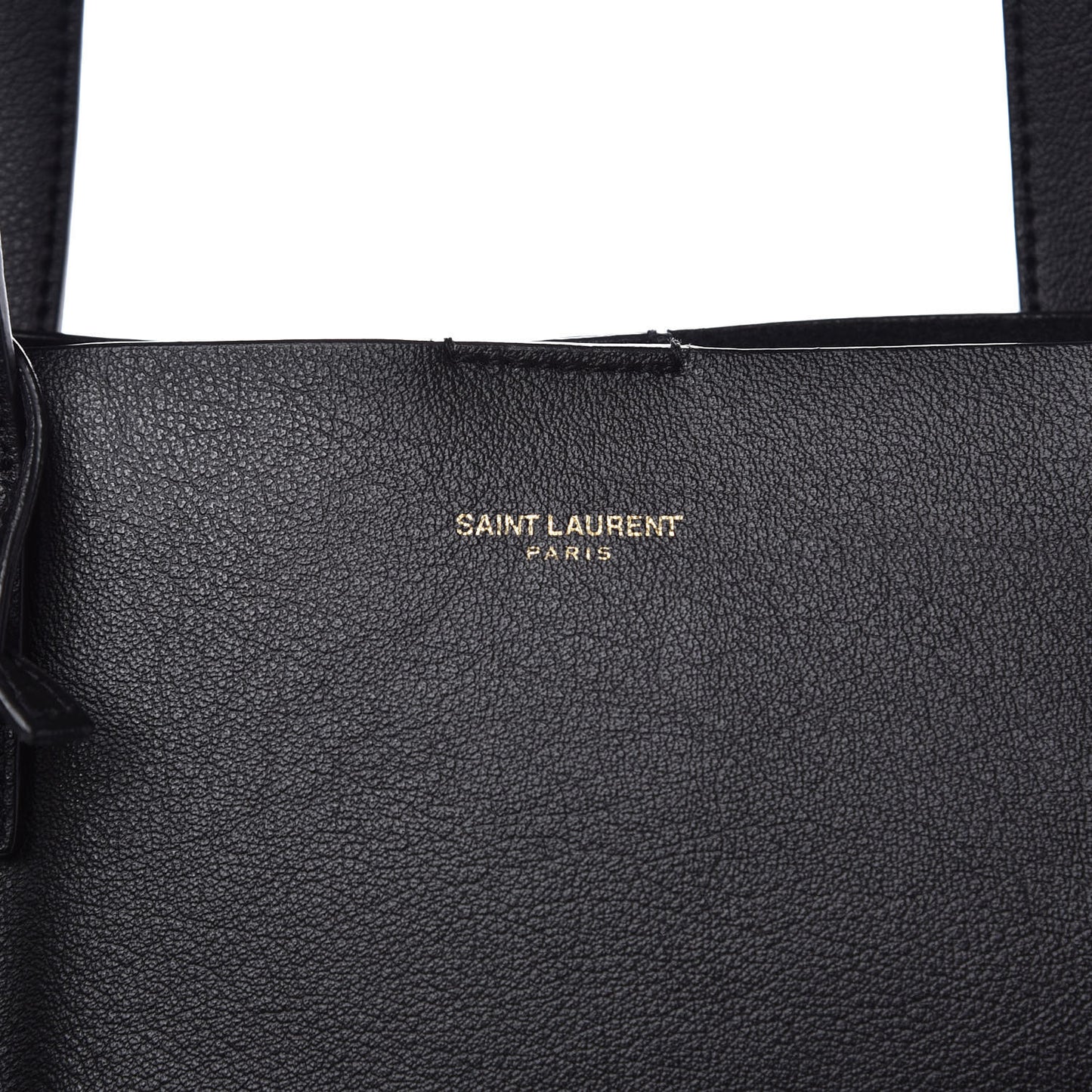 Calfskin Medium Shopping Tote Black