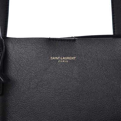 Saint Laurent Calfskin Medium Shopping Tote Black 11 of 13