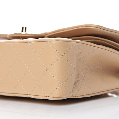Chanel Caviar Quilted Medium Double Flap Beige Clair 8 of 12