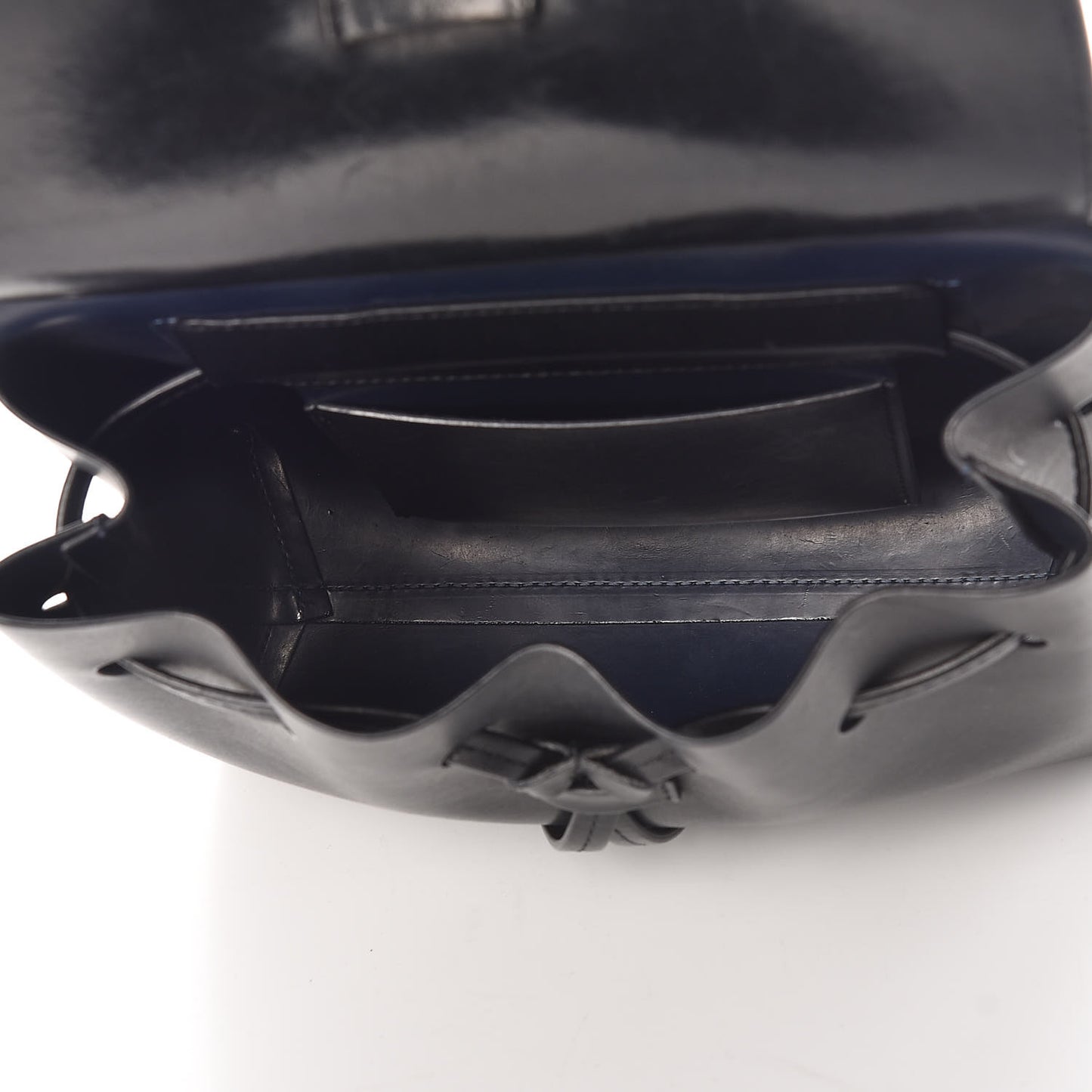 Calfskin Mini Mini Lady Bag Black