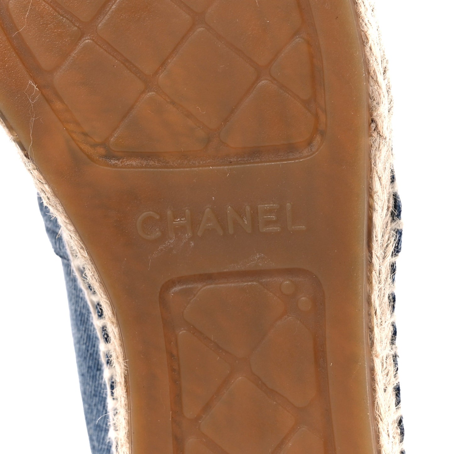 Denim CC Espadrilles 38 Blue Black