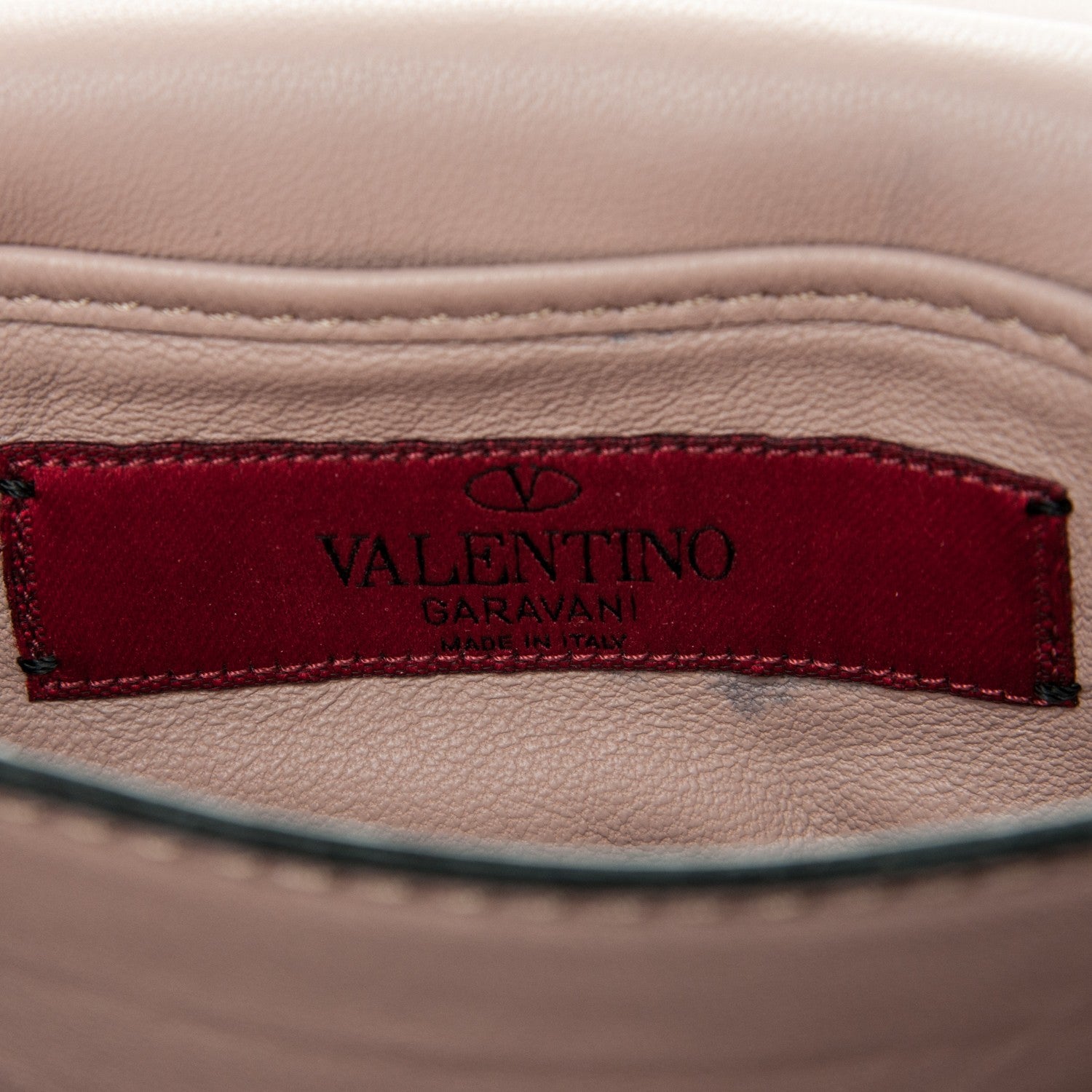 Valentino Garavani Nappa Crystal Va Va Voom Shoulder Bag Poudre 6 of 9
