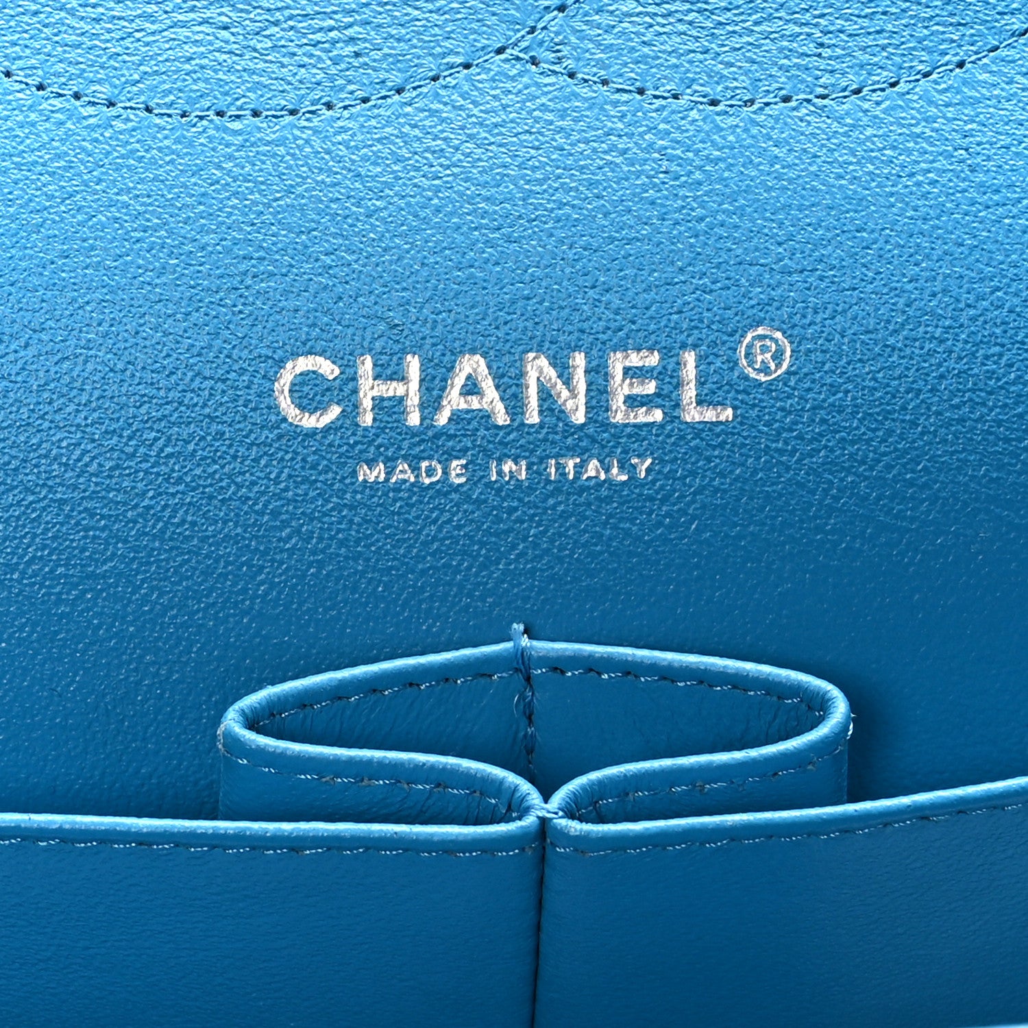 Chanel Patent Calfskin Quilted Jumbo Double Flap Turquoise 6 of 9