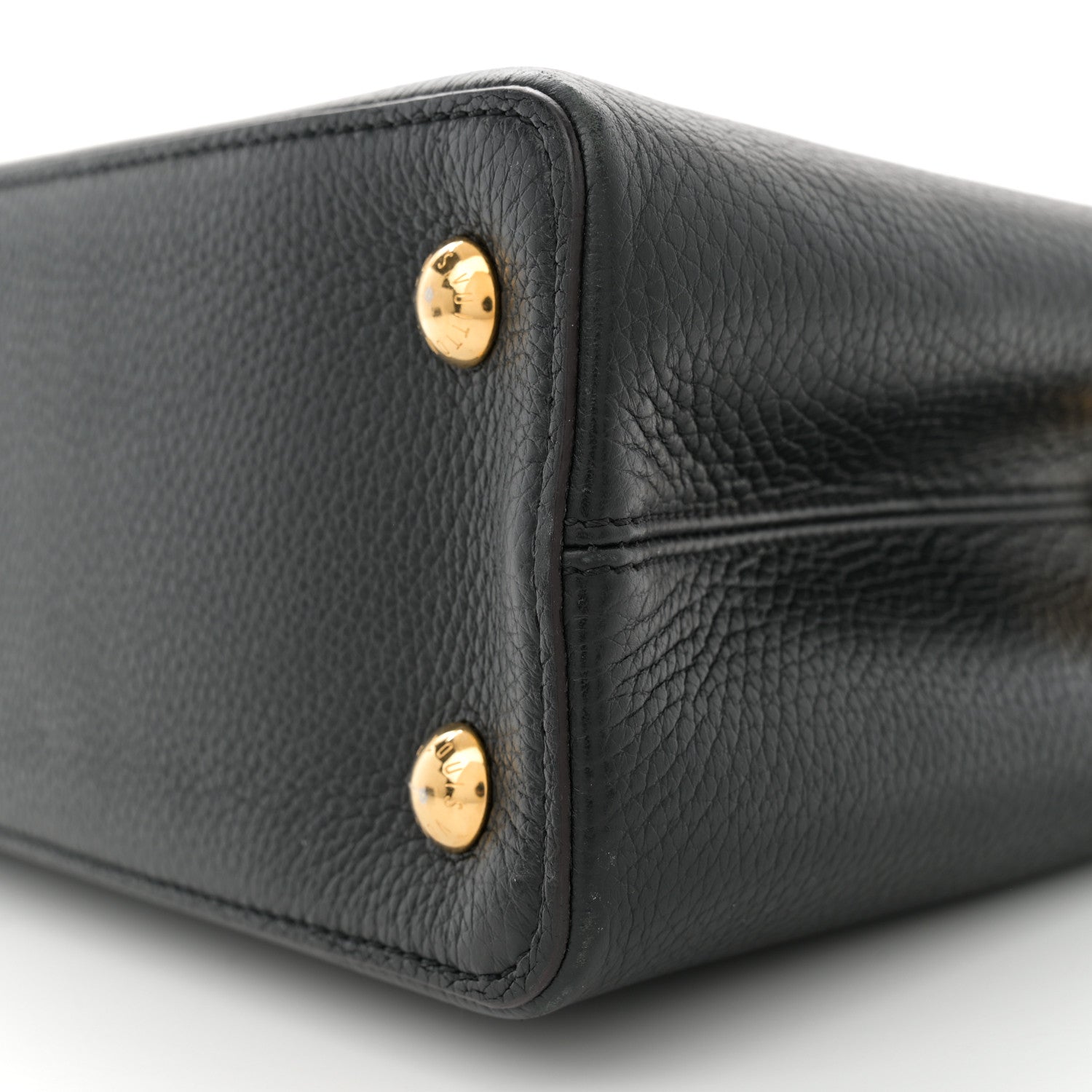 Louis Vuitton Taurillon Capucines PM Black 9 of 11