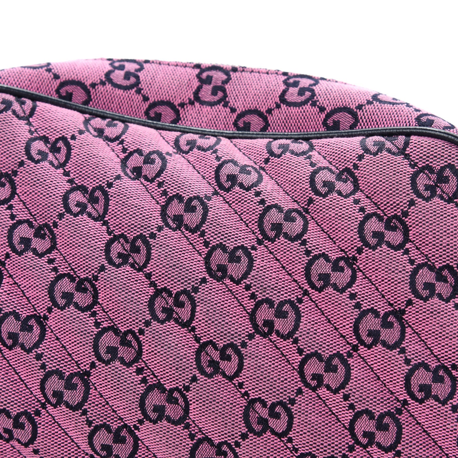 Gucci Monogram Multicolor Matelasse Diagonal Small GG Marmont Chain Shoulder Bag Pink Blue 8 of 11