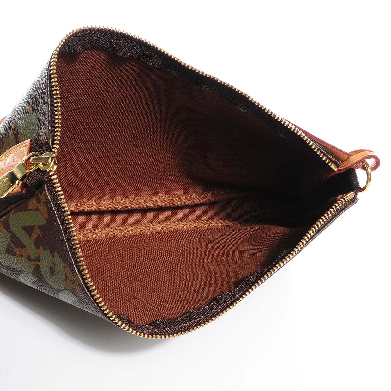 Louis Vuitton Monogram Graffiti Pochette Accessories Kaki 5 of 7