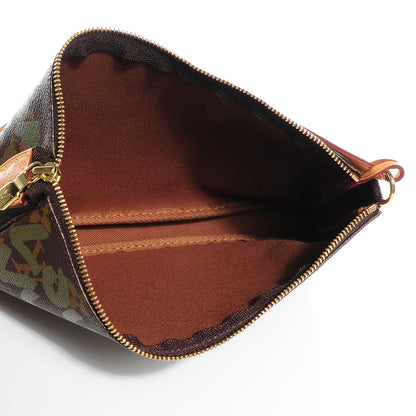 Louis Vuitton Monogram Graffiti Pochette Accessories Kaki 5 of 7