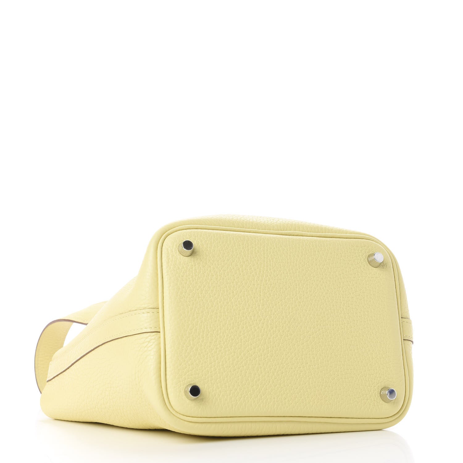 Hermes Taurillon Clemence Picotin Lock 18 PM Jaune Poussin 3 of 10