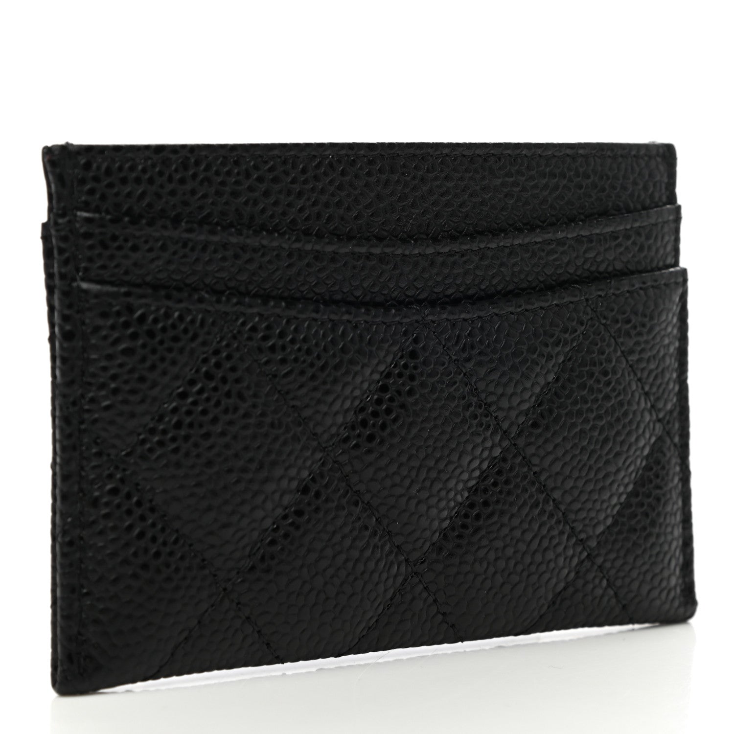 Chanel Caviar Quilted Card Holder Black 3 of 10