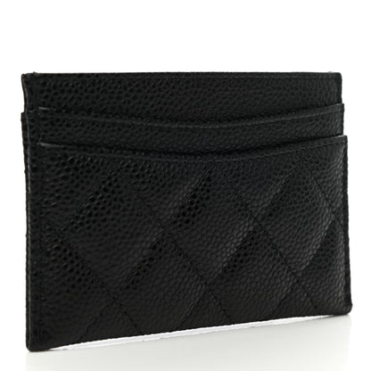 Chanel Caviar Quilted Card Holder Black 3 of 10