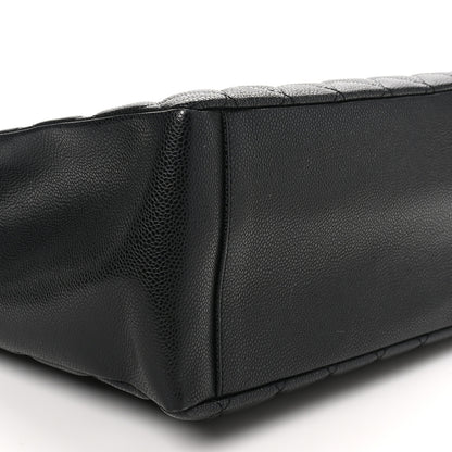 Chanel Caviar Quilted Grand Shopping Tote GST Black 9 of 10