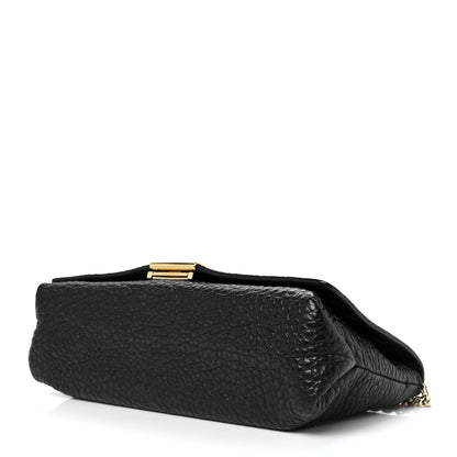 Burberry Signature Grain Small Madison Chain Clutch Black 8 of 10