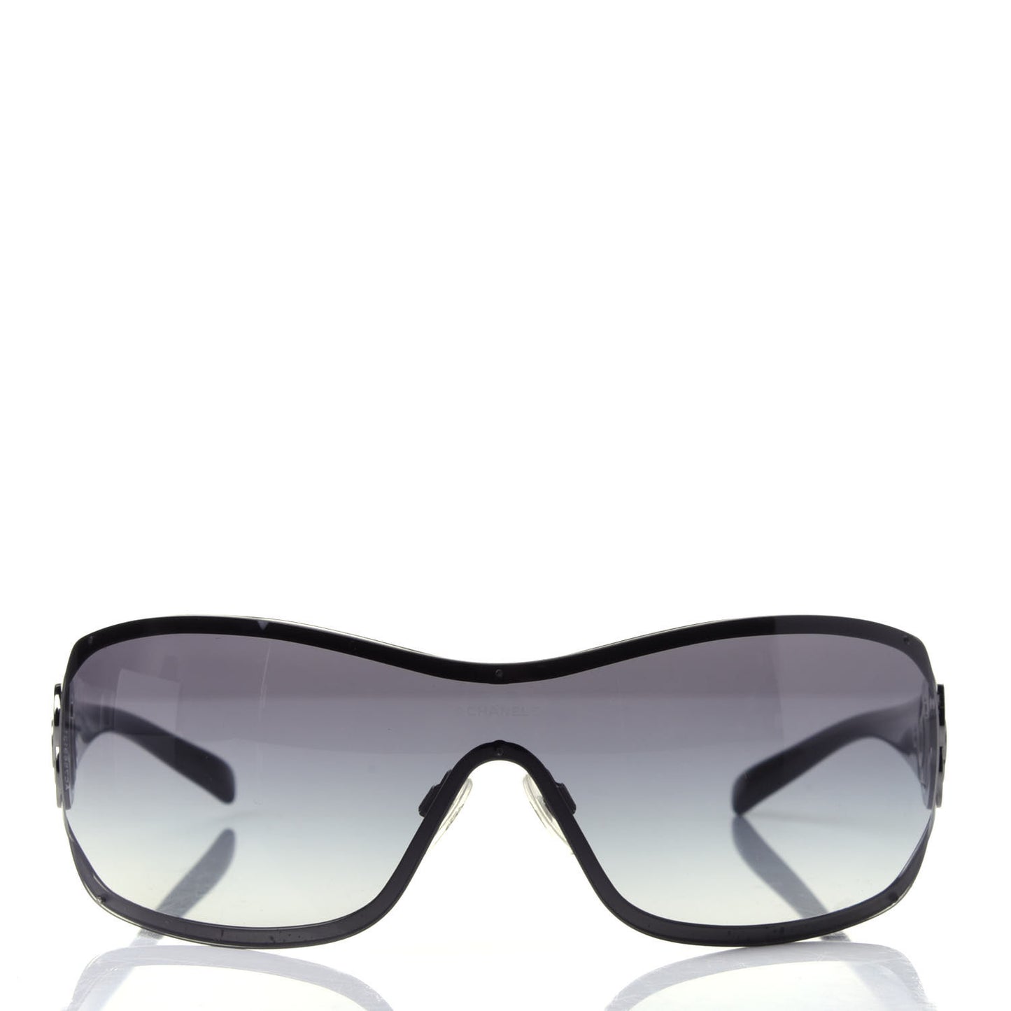 Swarovski Crystal Camellia CC Sunglasses 4164-B Black