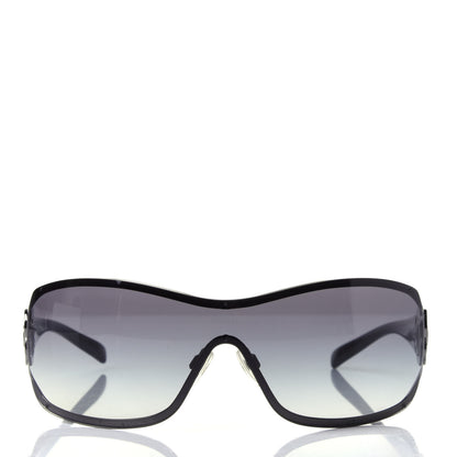 Chanel Swarovski Crystal Camellia CC Sunglasses 4164-B Black 2 of 5