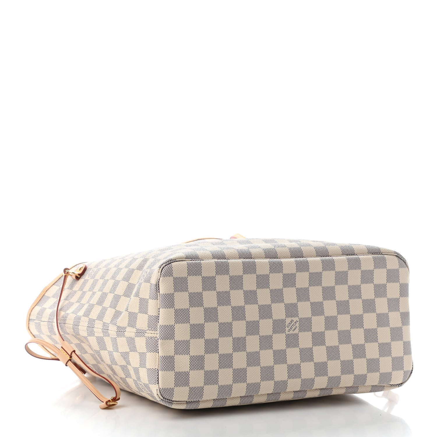 Louis Vuitton Damier Azur Neo Neverfull MM Rose Ballerine 4 of 8
