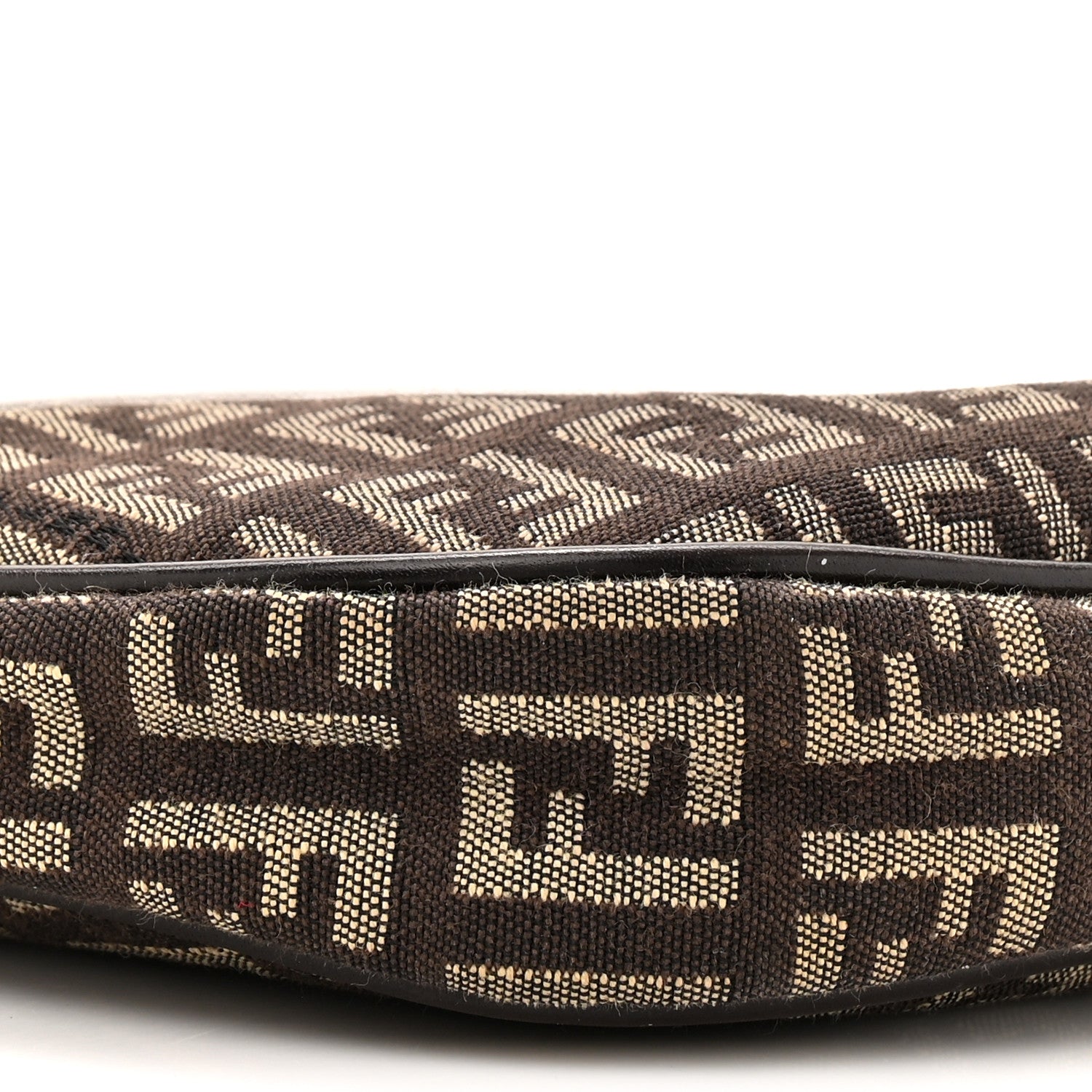 Fendi Zucchino Pochette Dark Brown 10 of 10