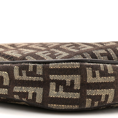 Fendi Zucchino Pochette Dark Brown 10 of 10