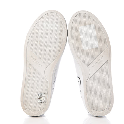 Givenchy Calfskin Reverse Logo Womens Urban Street Sneakers 37 White 5 of 10