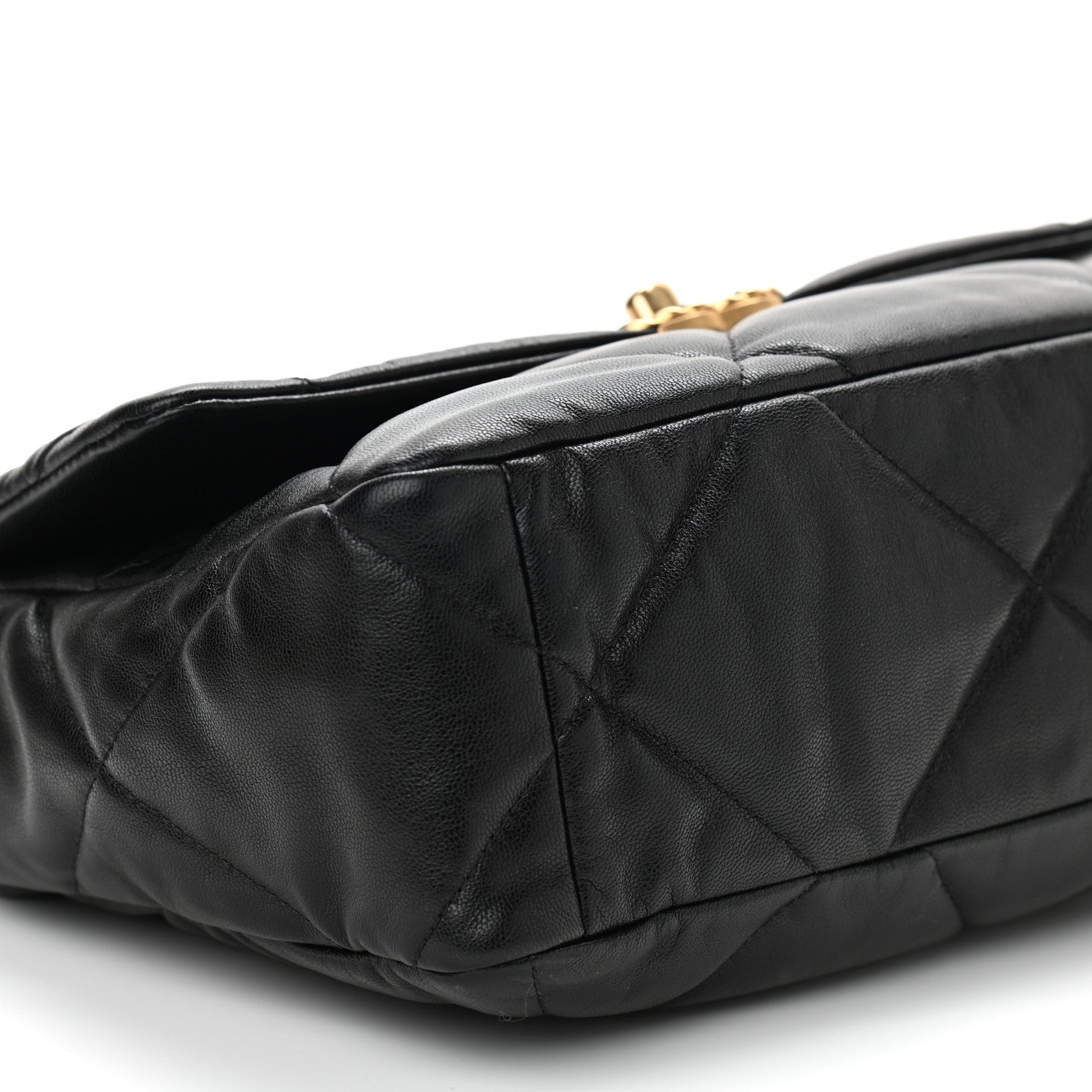 Chanel Lambskin Quilted Large Chanel 19 Flap Black 8 of 10