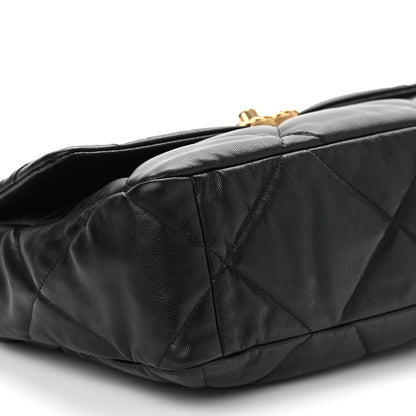 Chanel Lambskin Quilted Large Chanel 19 Flap Black 8 of 10